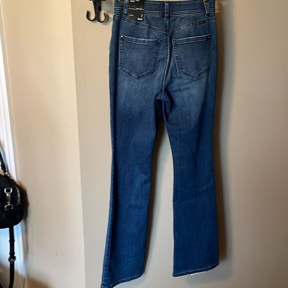 INC High Waist Button Fly Bootleg Jeans - Picture 5 of 9